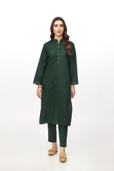 2 Piece Slub Khaddar Embroidered Suit (HB1210)