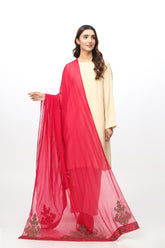 1 Piece Chiffon Embellished Dupatta (AA5412)