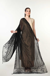 1 Piece Chiffon Embellished Dupatta (AA5399)