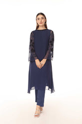 1 Piece Chiffon Embroidered Shirt (AS0460)