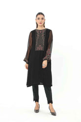 1 Piece Chiffon Embroidered Shirt (AS0465)