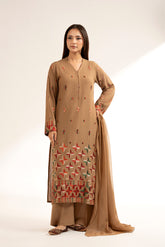 3 Piece Lawn Karandi Embroidered (CS0279)