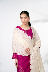1 Piece Lawn Embroidered Shawl (BS0044)