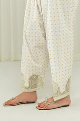 1 Piece Printed Cambric Embroidered 1 Piece Bottom (BS0050)