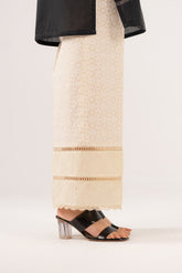 1 Piece Printed Cambric Embroidered Culottes (CB0008)