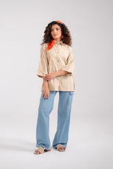 1 Piece Jacquard Solid Shirt (CF0146)