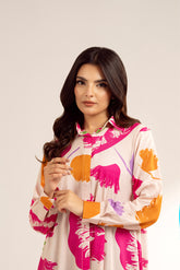 1 Piece Printed Viscose Linen Printed (CF0168)