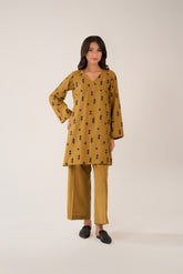 2 Piece Slub Khaddar Embroidered (CF0179)