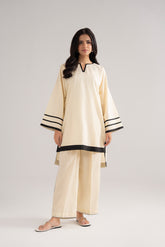 2 Piece Cotton Rip Stop Solid Suit (CF0185)