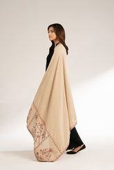 1 Piece Lawn Karandi Embroidered Shawls (CH0043)
