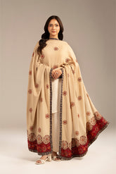 1 Piece Lawn Karandi Embroidered Shawls (CH0049)