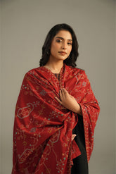 1 Piece Lawn Karandi Embroidered Shawls (CH0051)