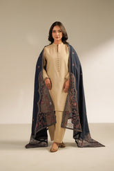 1 Piece Lawn Karandi Embroidered Suit (CH0057)