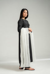 1 Piece Synthetic Organza Embroidered Stole (CO0025)