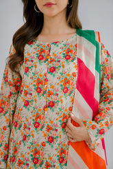 3 Piece Printed Lawn (CP0074)