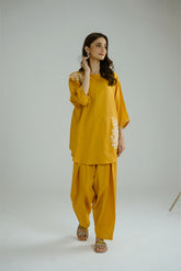 2 Piece Self Jacquard Embroidered (CP0187)