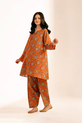 2 Piece Printed Slub Khaddar Printed (CP0224)