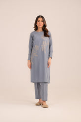 2 Piece Slub Khaddar Embroidered (CP0229)