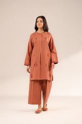 2 Piece Slub Khaddar Embroidered (CP0236)