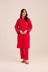 2 Piece Cotton Dobby Embroidered (CP0247)