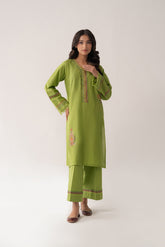 2 Piece Slub Khaddar Embroidered (CP0249)