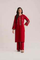 2 Piece Slub Khaddar Embroidered (CP0253)