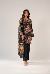 3 Piece Printed Slub Khaddar Printed (CP0260)