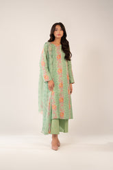 3 Piece Printed Slub Khaddar Printed (CP0266)