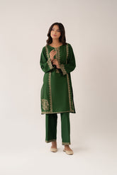 2 Piece Slub Khaddar Embroidered Suit (CP0268)