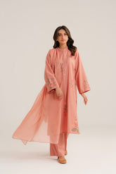 3 Piece Cotton Karandi Embroidered (CP0269)