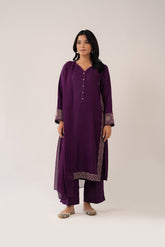 3 Piece Cotton Karandi Embroidered (CP0271)