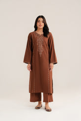 2 Piece Slub Khaddar Embroidered (CP0274)