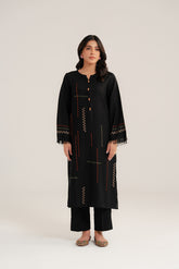 2 Piece Cotton Karandi Embroidered Suit (CP0279)