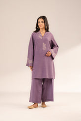 2 Piece Slub Khaddar Embroidered Suit (CP0282)