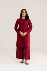 2 Piece Slub Khaddar Embroidered Suit (CP0283)