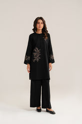 2 Piece Slub Khaddar Embroidered Suit (CP0286)