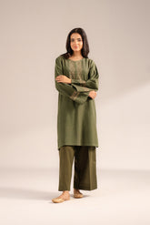 2 Piece Slub Khaddar Embroidered Suit (CP0288)