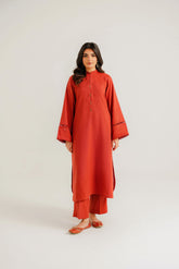 2 Piece Cotton Karandi Embroidered Suit (CP0307)