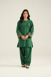 2 Piece Slub Khaddar Embroidered (CP0347)