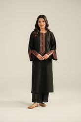 2 Piece Slub Khaddar Embroidered Suit (CP0351)