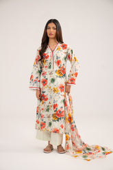 3 Piece Printed Lawn Printed Suit (CP0382)