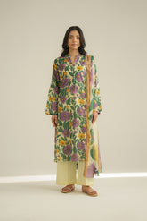 3 Piece Printed Lawn Printed Suit (CP0386)