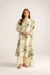 3 Piece Printed Lawn Printed Suit (CP0406)