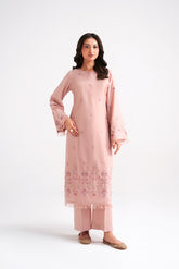 2 Piece Lawn karandi Embroidered Suit (CP0592)
