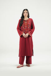2 Piece Lawn Karandi Embroidered Suit (CP0609)