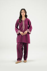 2 Piece Slub Khaddar Embroidered Suit (CP0610)