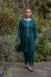 2 Piece Printed Lawn Embroidered Suit (CS0022)