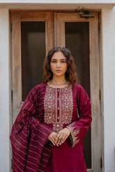 3 Piece Lawn Embroidered Suit (CS0236)