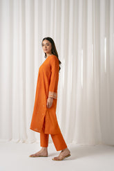 2 Piece Cotton Rip Stop Embroidered Suit (CS0053)