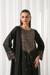 3 Piece Lawn Embroidered Suit (CS0056)